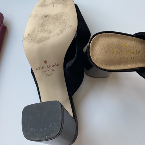 Worn Once Kate Spade Silene Black Mules - Picture 11 of 13